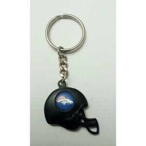 Denver Broncos NFL Black Double Sided Key Chain